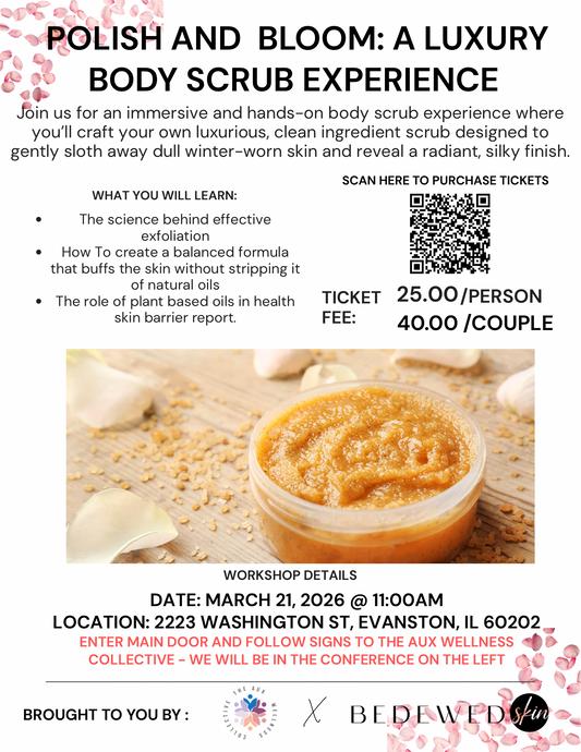 Polish And Bloom: Body Scrub Workshop